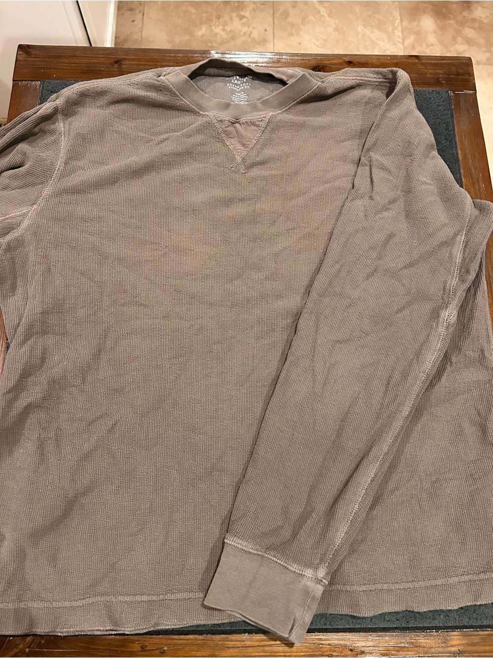 American Eagle Outfitters Super Soft Crewneck in Taupe Brown